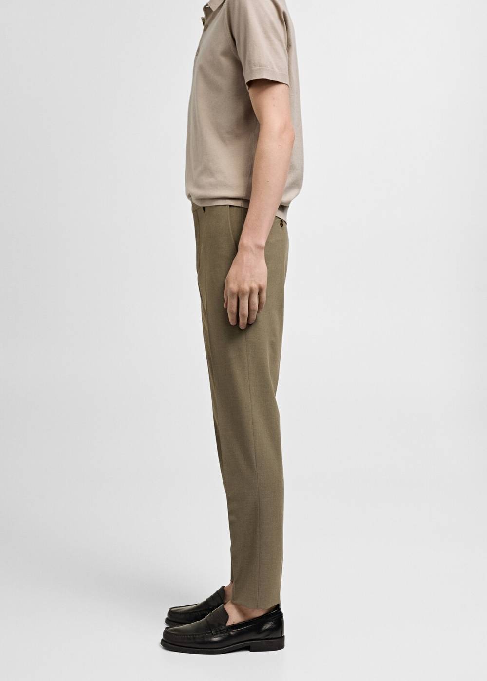 Mango Slim Fit-Anzughose aus Stretchstoff Kostenloser Versand