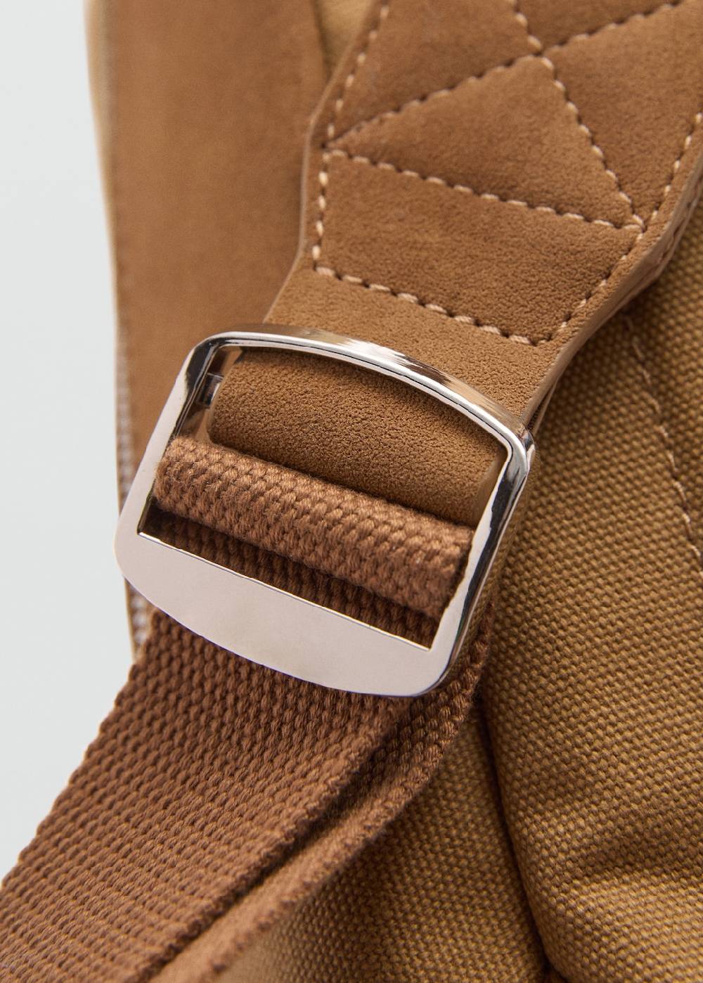 Mango Kombinierter Canvas-Rucksack Limitierter Zeitrabatt