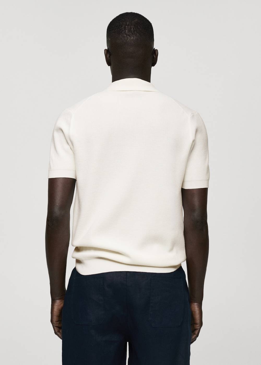 Mango Strick-Poloshirt mit Reißverschluss Fabrik Onlineshop