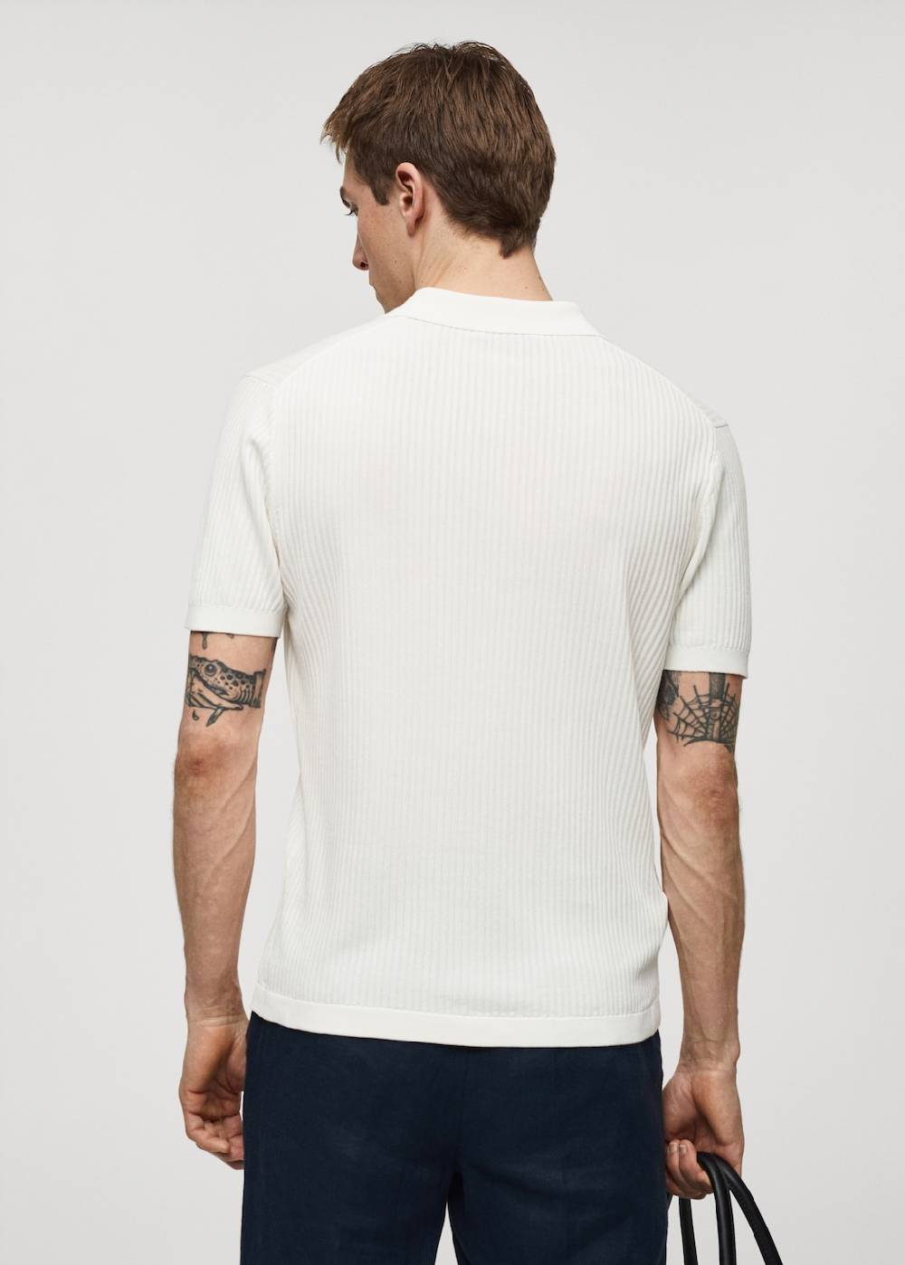 Mango Strick-Poloshirt aus Baumwolle Fabrikpreis