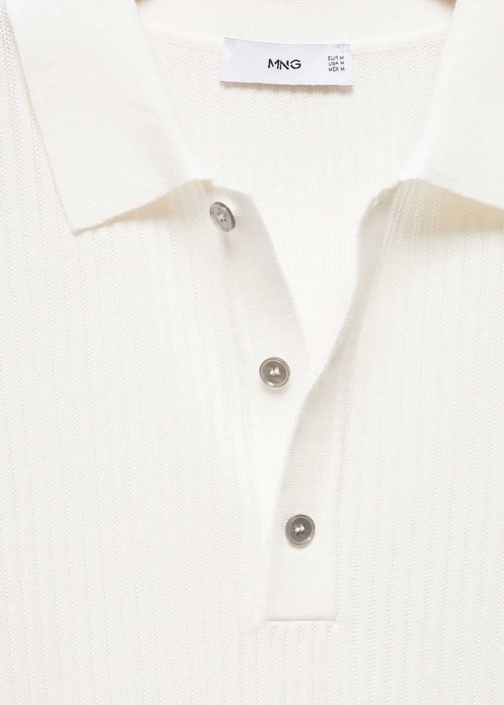 Mango Strick-Poloshirt aus Baumwolle Fabrikpreis