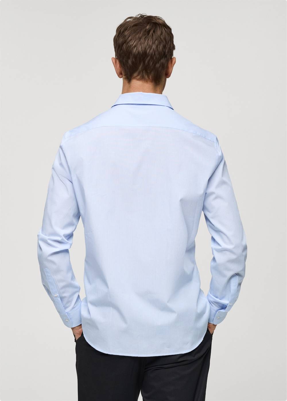 Mango Gestreiftes Regular-Fit.Hemd aus 100 % Baumwolle Rabatt