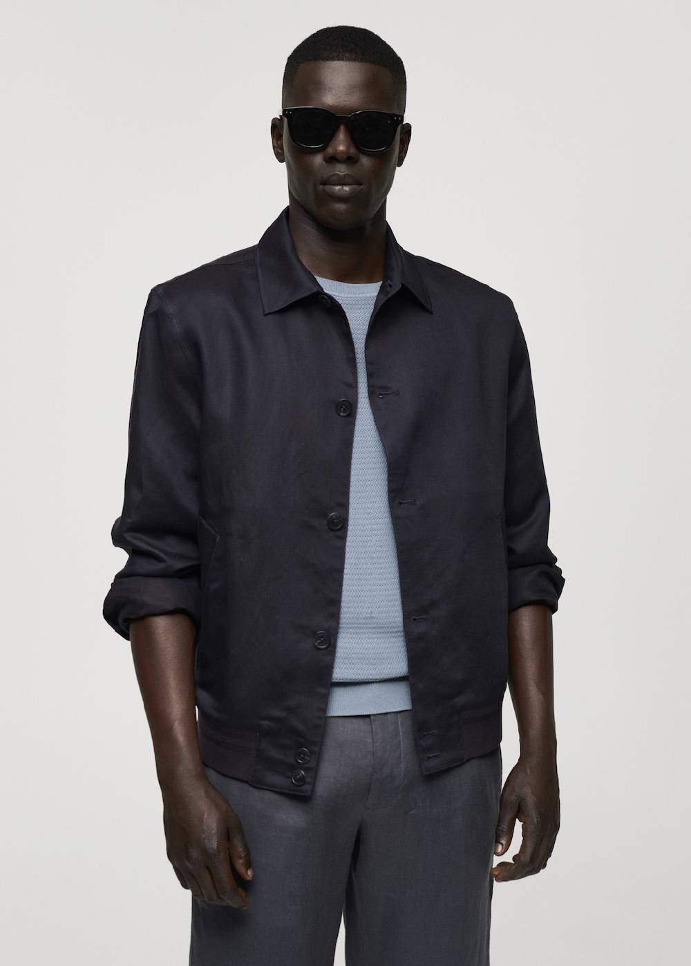 Mango Overshirt aus Tencel-Leinenmischung Begrenztes Angebot