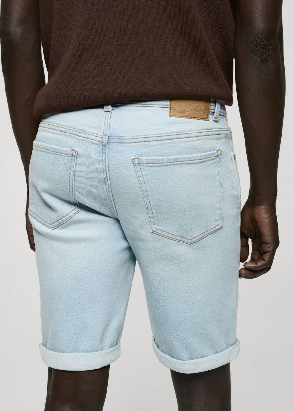 Mango Slim Fit-Jeans-Bermudashorts Preisnachlass