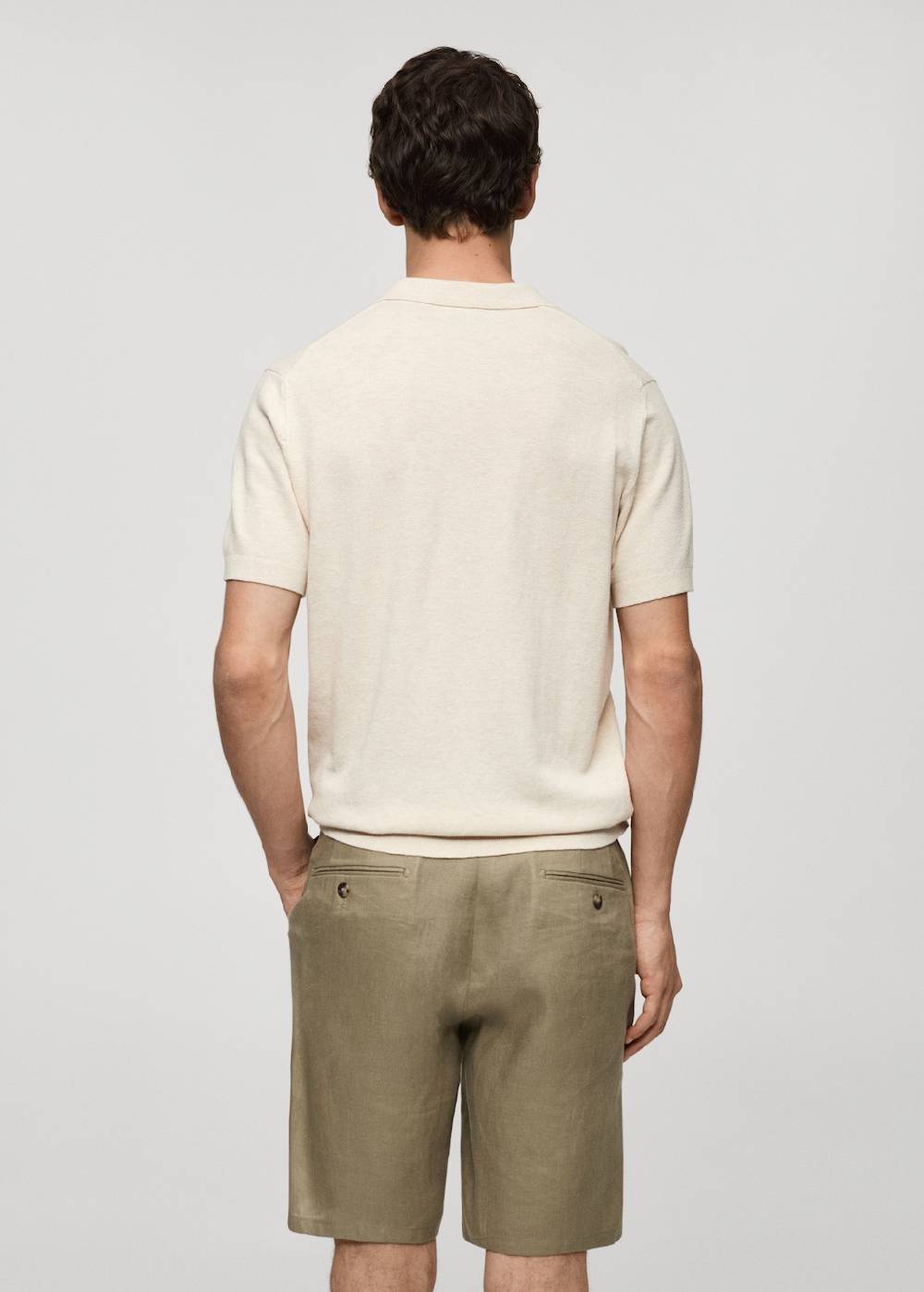 Mango Kurzärmliges Strick-Poloshirt Black Friday