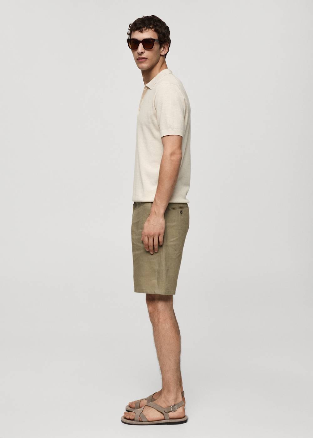 Mango Kurzärmliges Strick-Poloshirt Black Friday