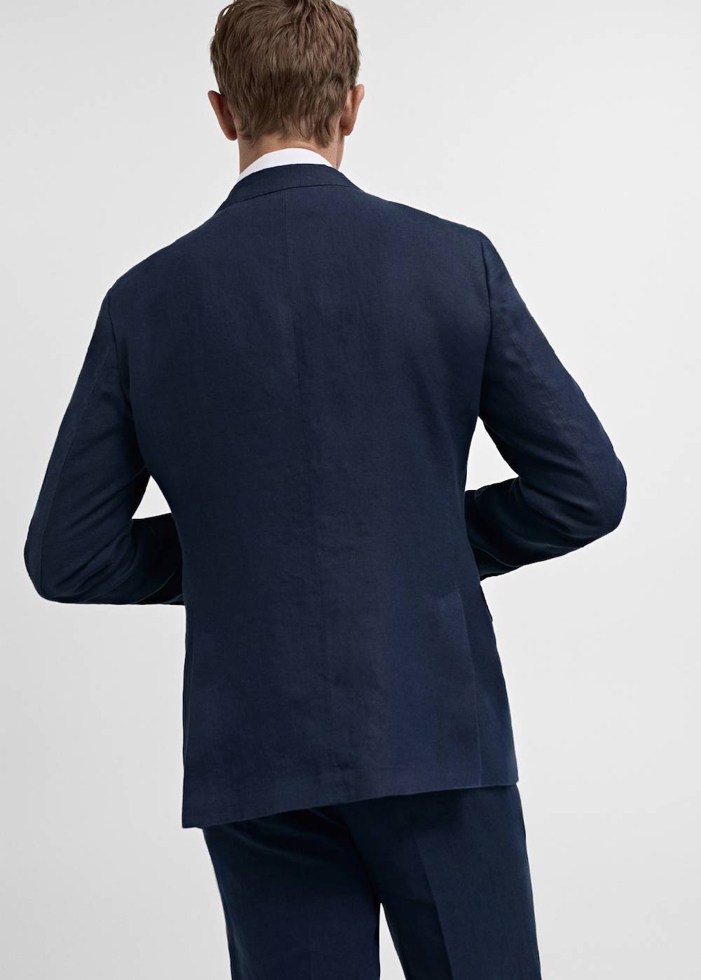 Mango Slim Fit-Anzugjacke aus 100 % Leinen Osterangebot