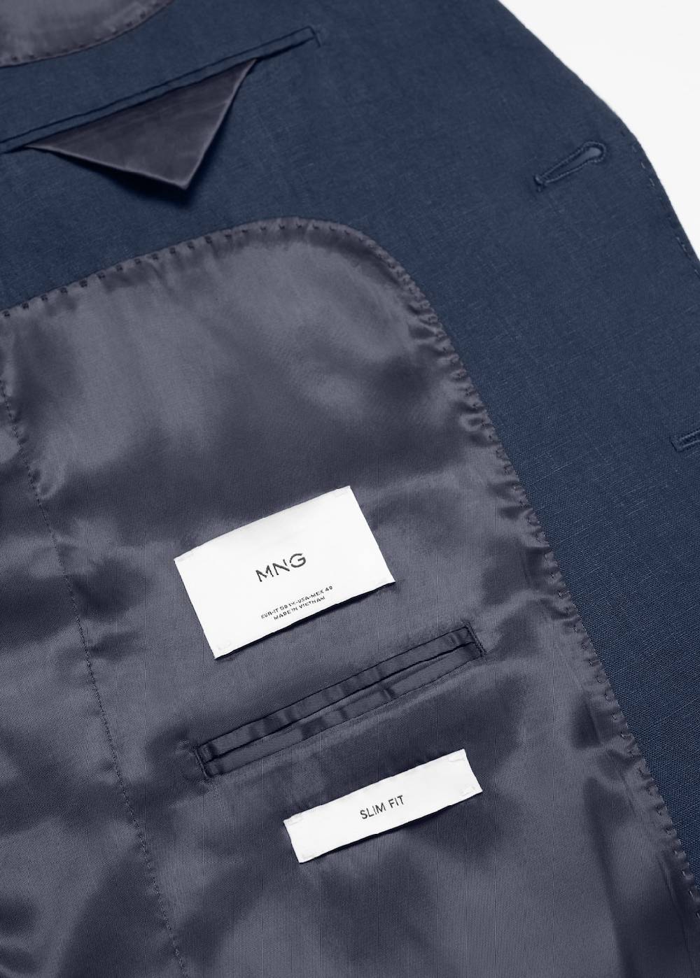 Mango Slim Fit-Anzugjacke aus 100 % Leinen Osterangebot