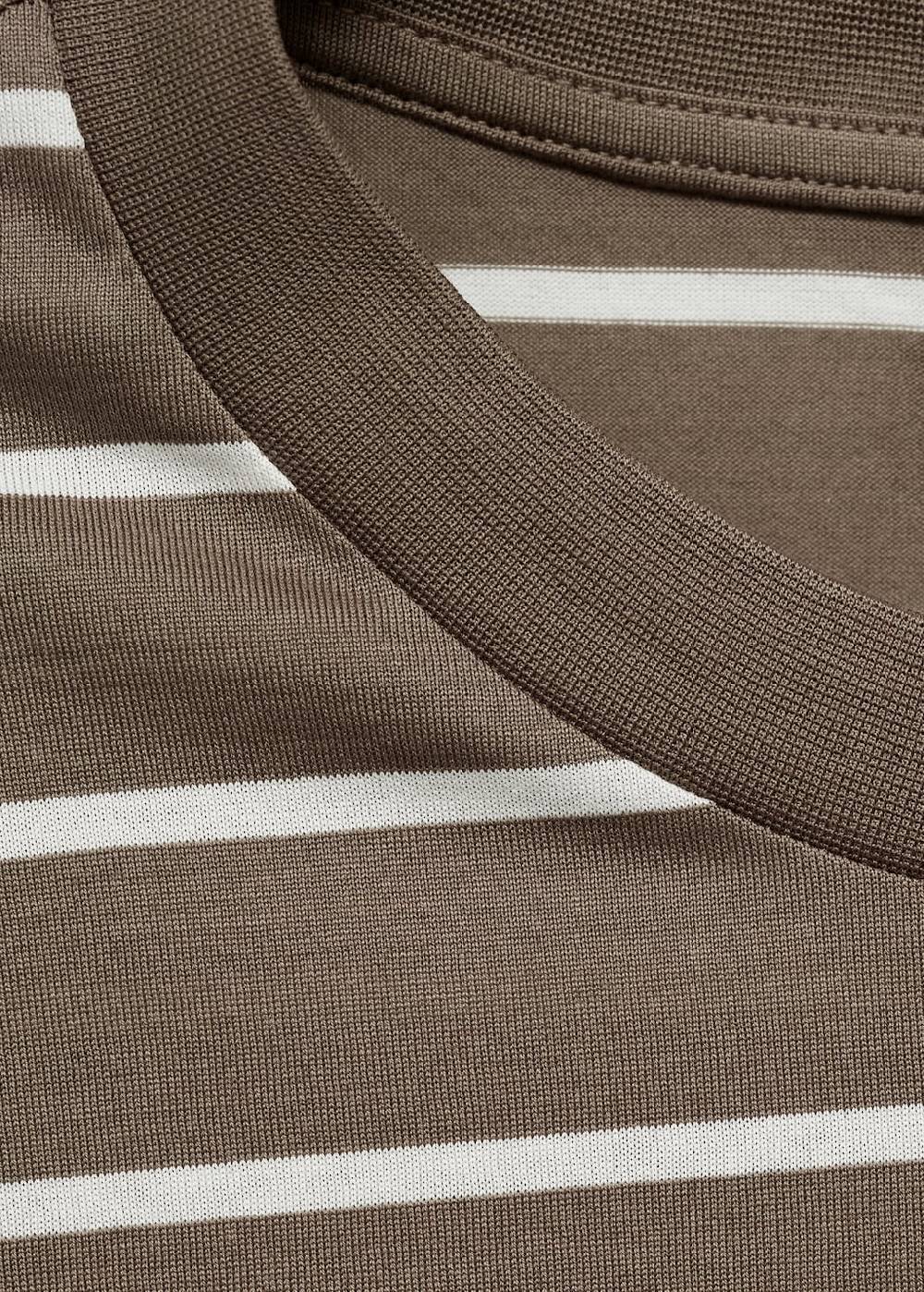 Mango Gestreiftes Baumwoll-Shirt Valentinstagsangebot