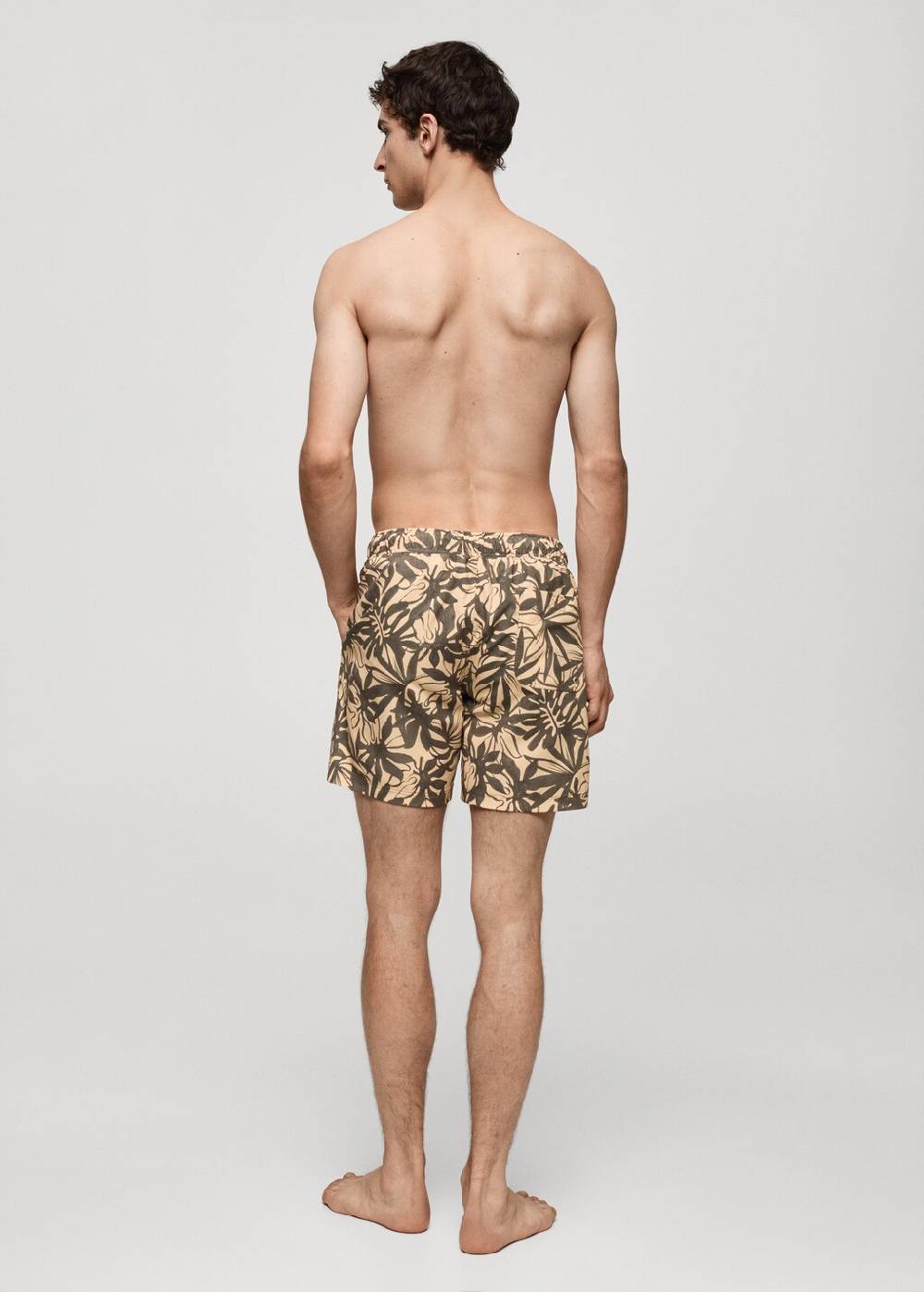 Mango Badeshorts mit floralem Dessin Top Angebot