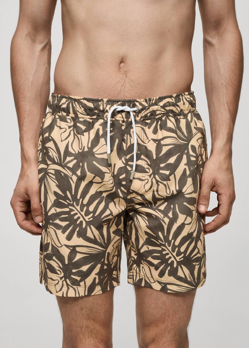 Mango Badeshorts mit floralem Dessin Top Angebot