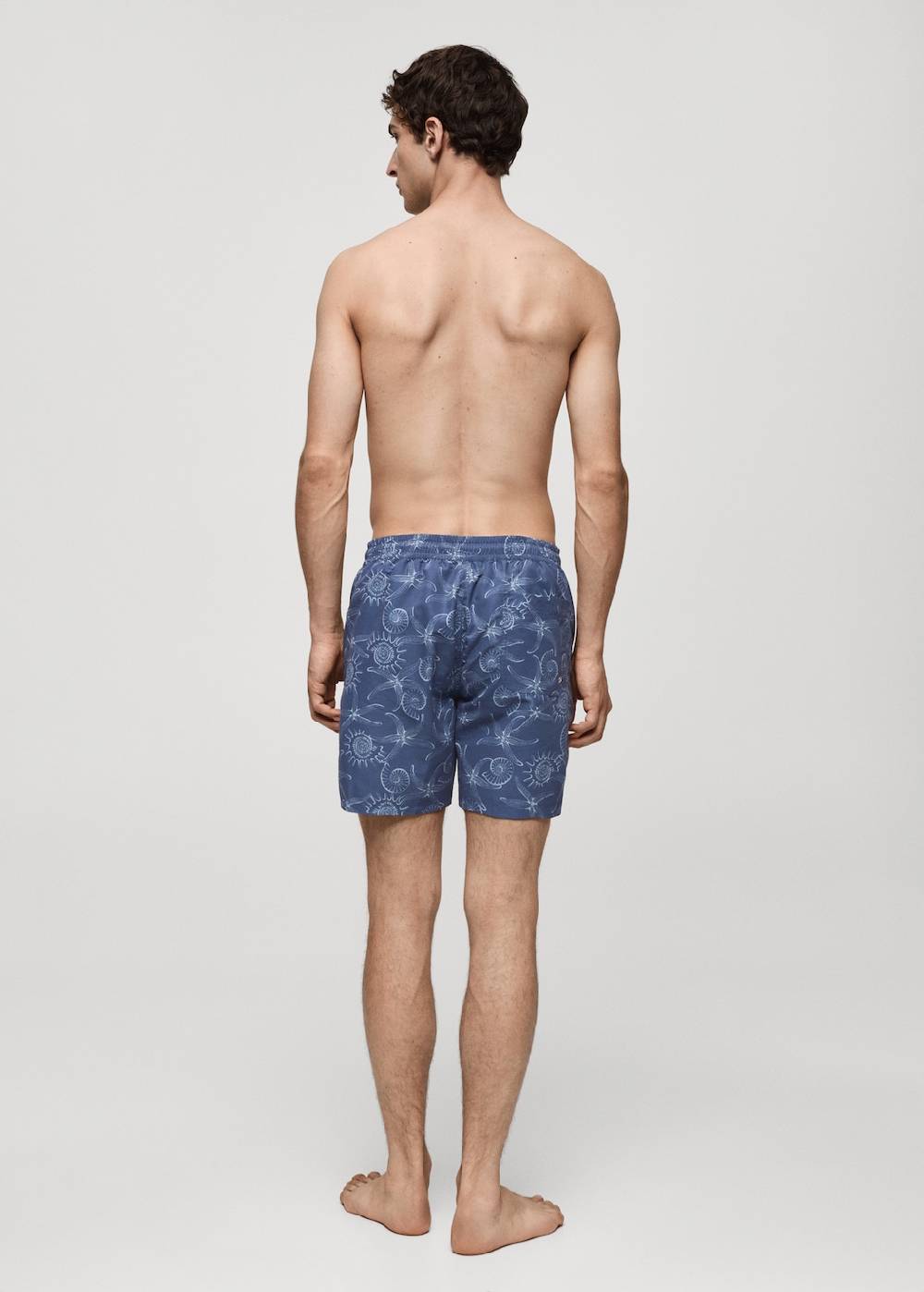 Mango Badeanzug mit maritimen Muster Neueste Mode