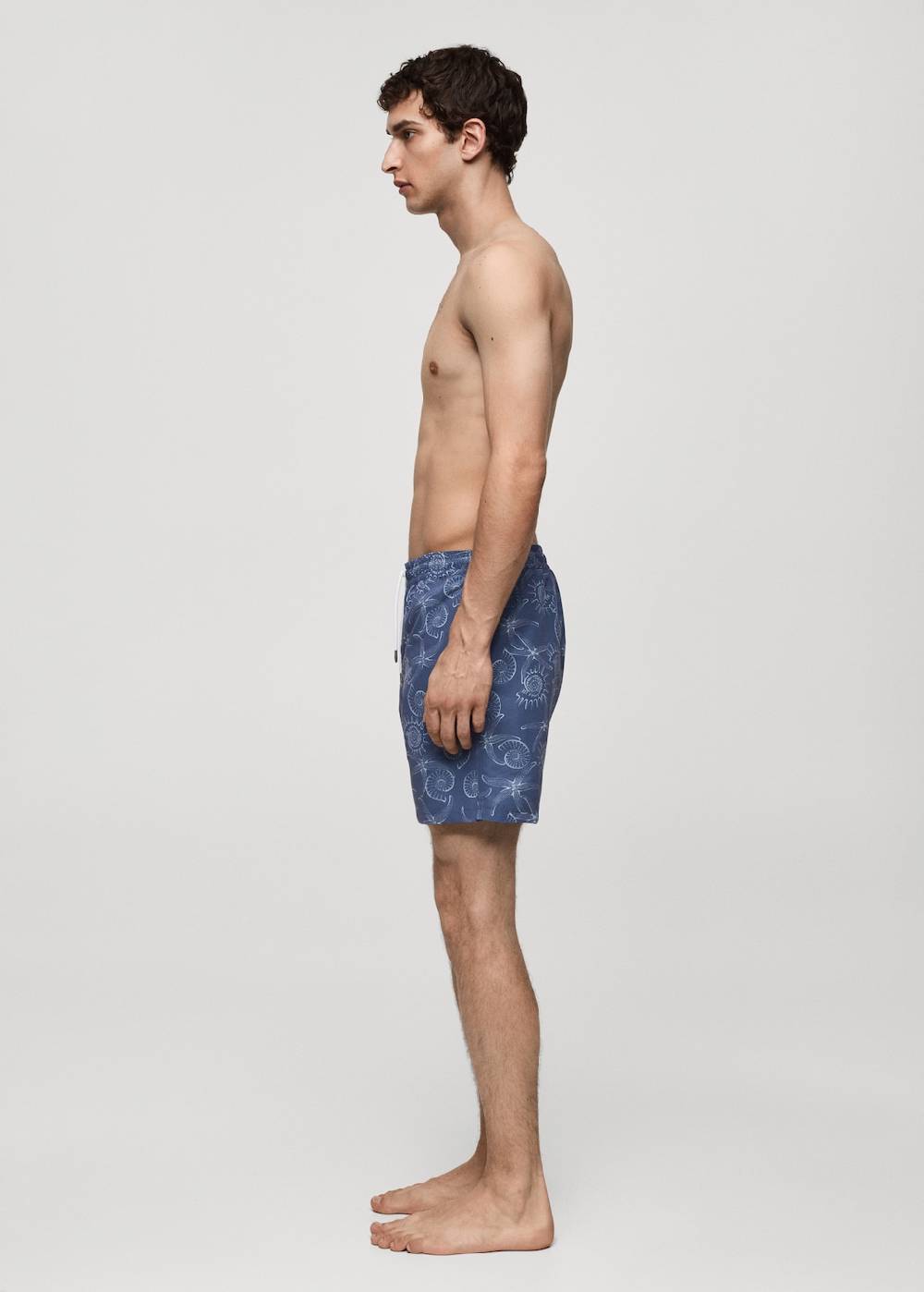 Mango Badeanzug mit maritimen Muster Neueste Mode
