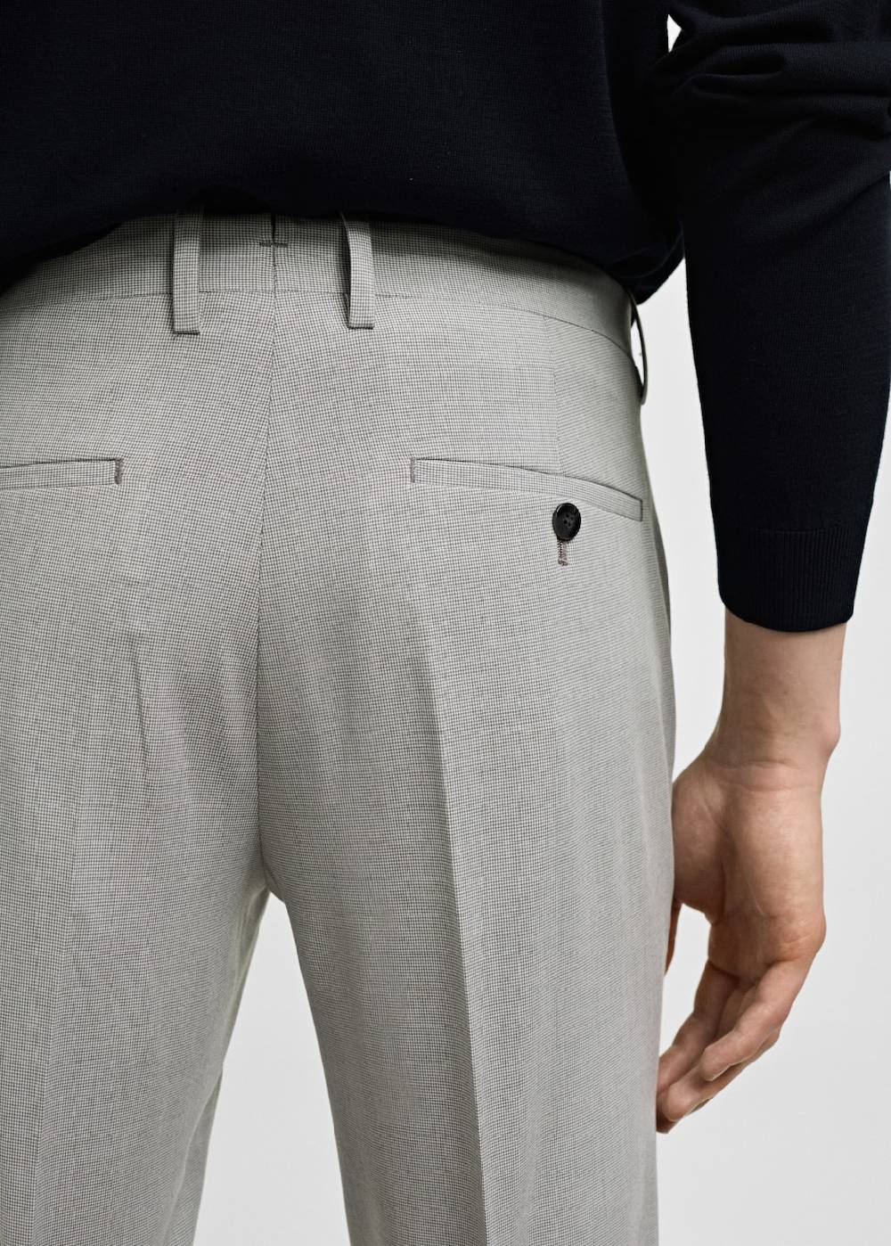 Mango Super Slim Fit-Anzughose aus Stretchstoff Zeitlich begrenztes Angebot