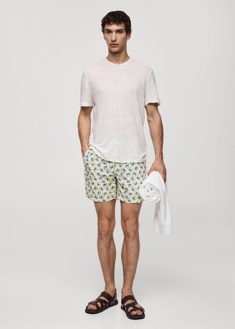 Mango Badeshorts mit Krebsmotiv Exklusive Angebote