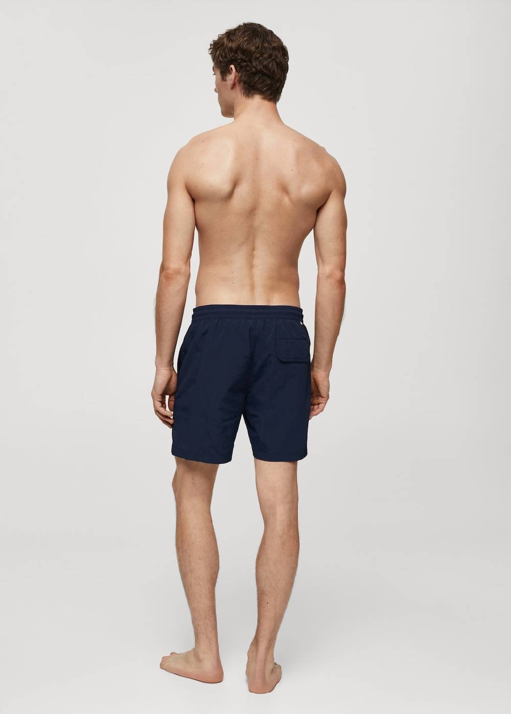 Mango Basic-Badeshorts mit Kordelzug Große Rabatte