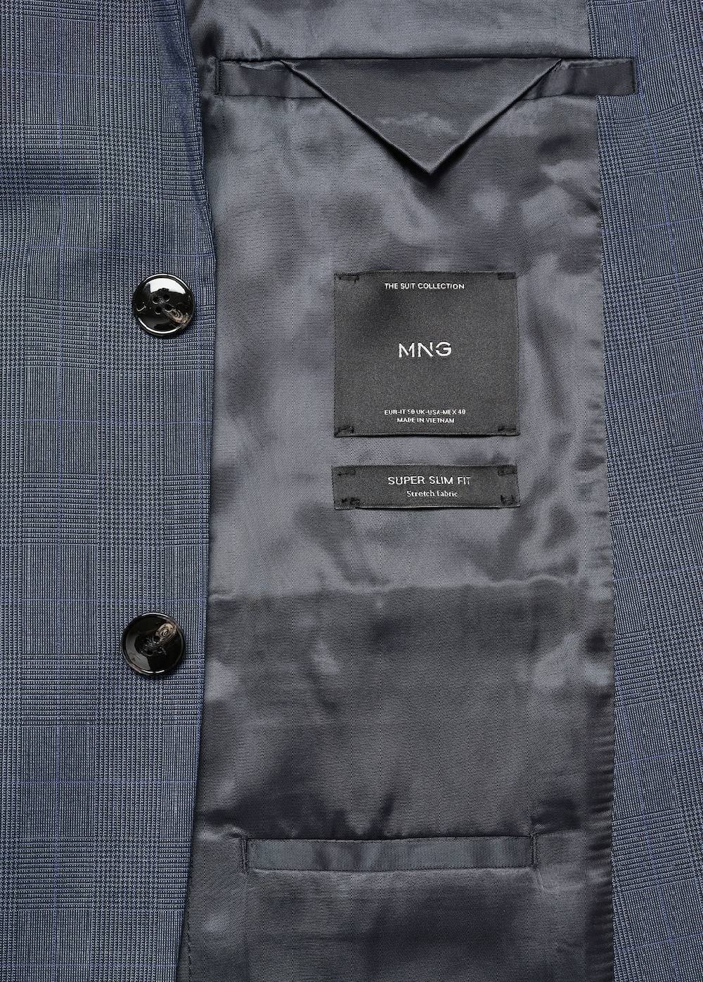 Mango Super Slim Fit-Anzugsakko aus Stretchgewebe Saisonale Angebote