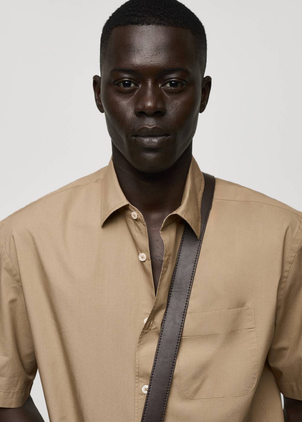 Mango Hemd aus Tencel™-Baumwolle mit Tasche Räumungsverkauf