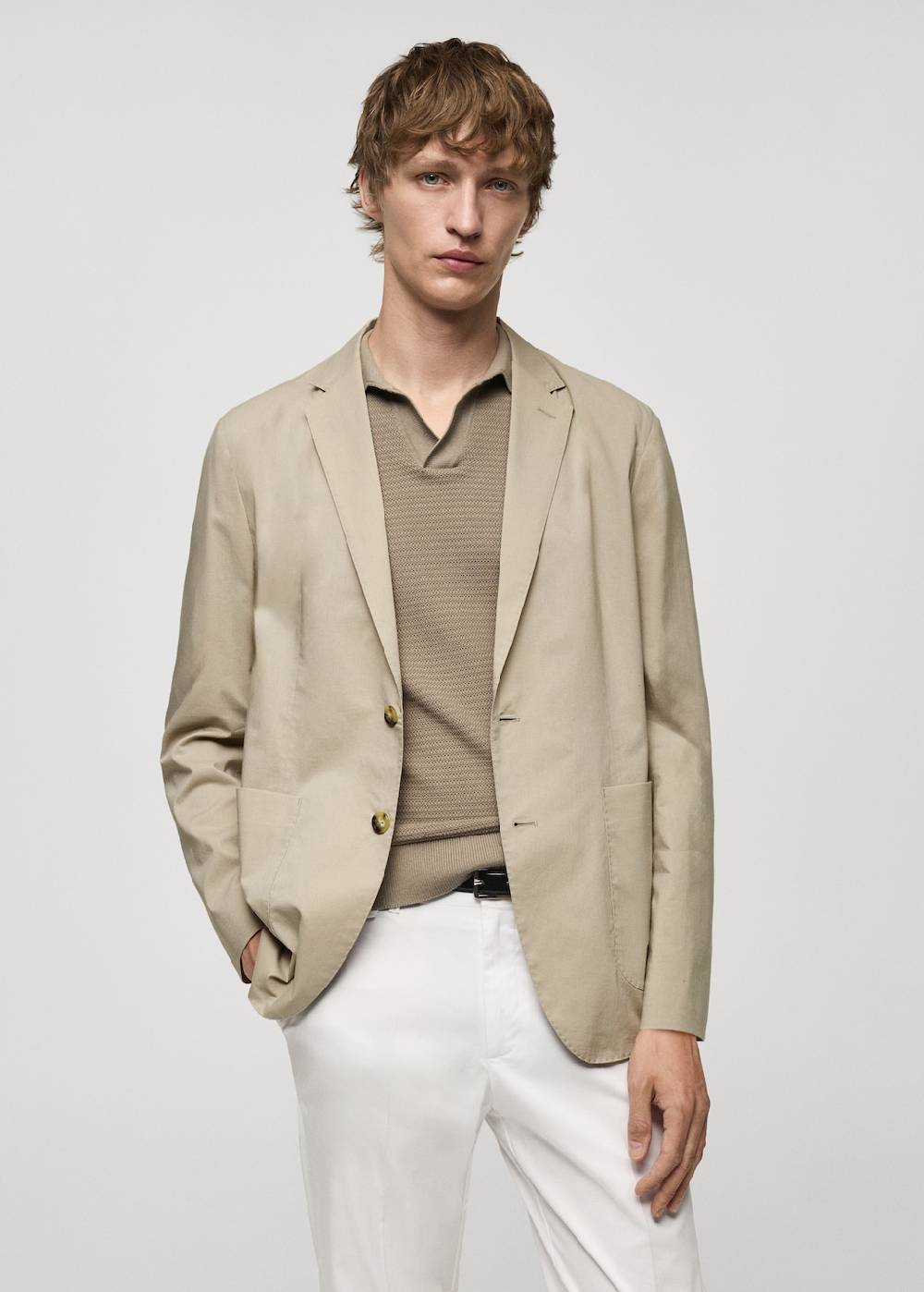 Mango Leichter Baumwollblazer Tägliche Deals