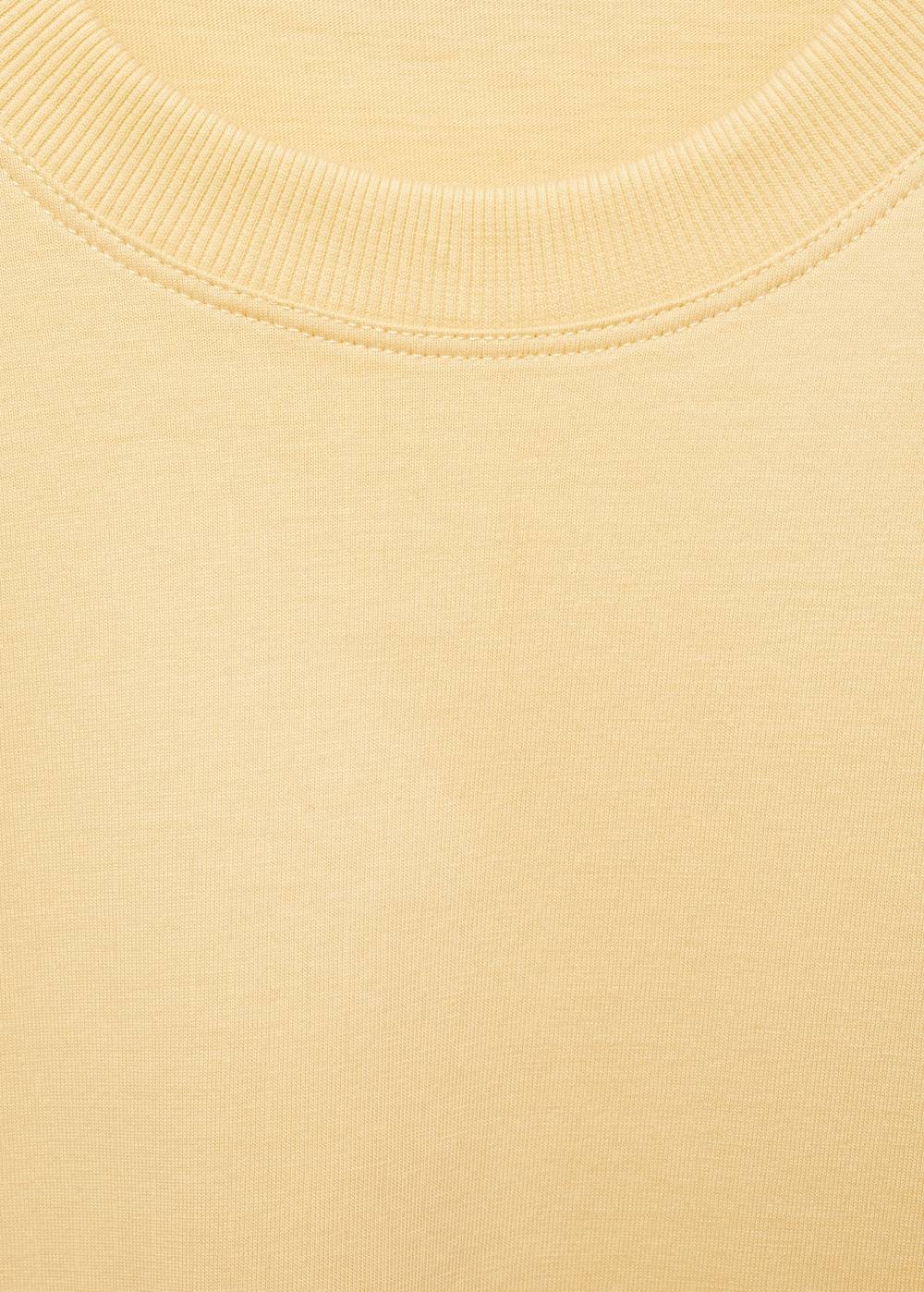 Mango Bedrucktes Baumwoll-T-Shirt Super Sparpreis