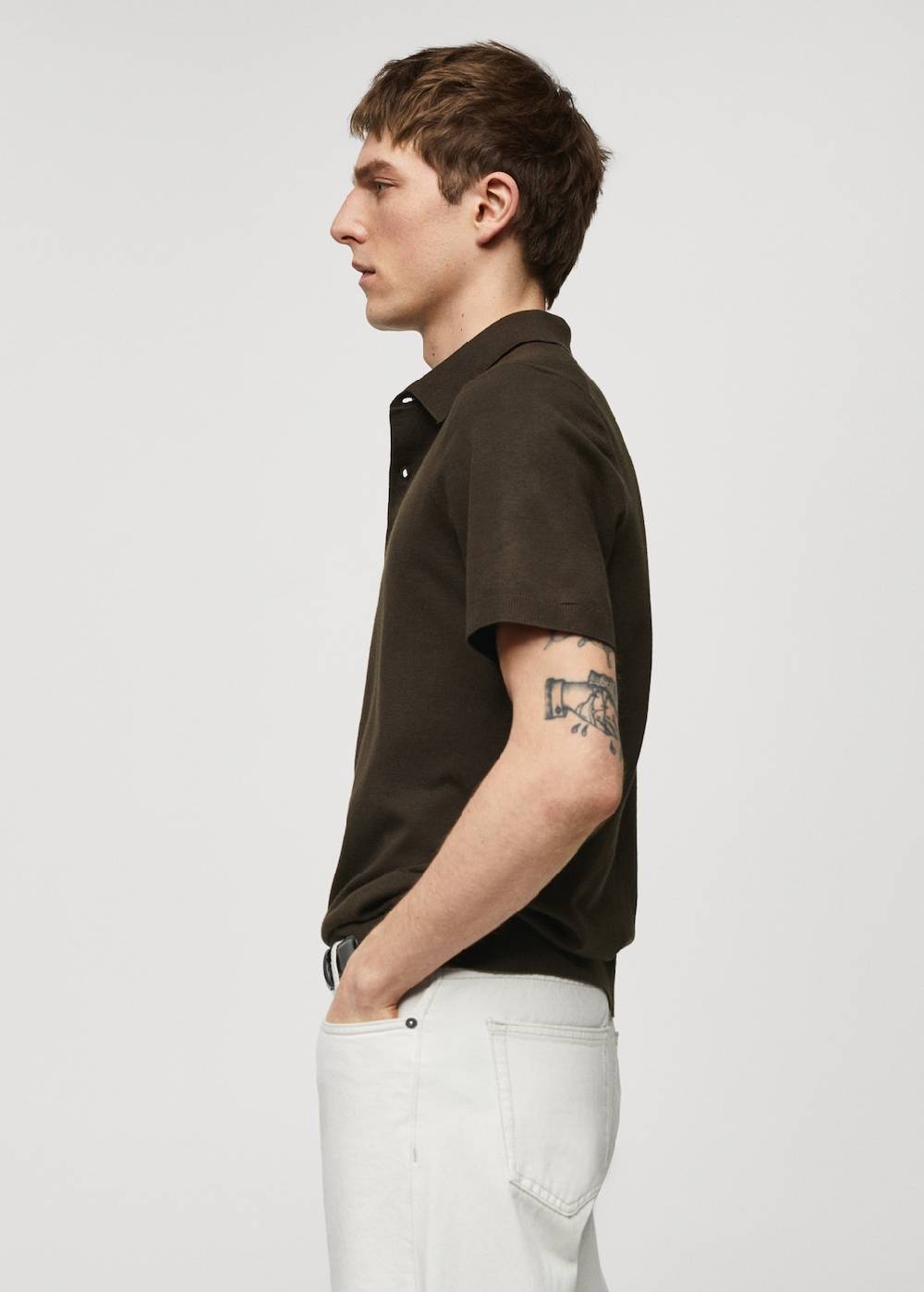 Mango Feinstrick-Poloshirt Wochenangebot