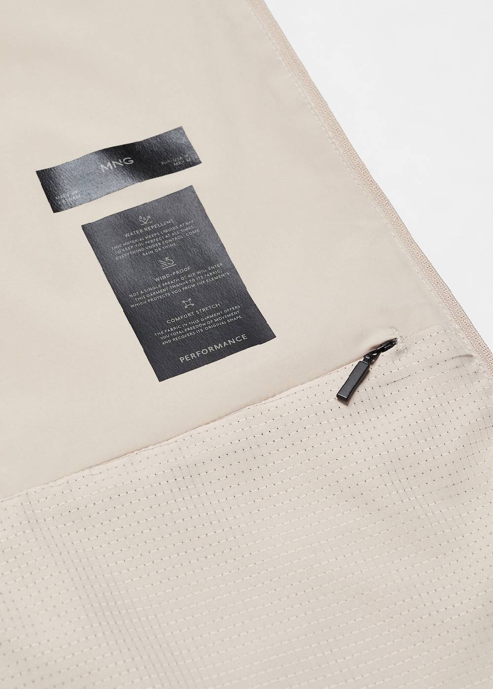 Mango Wasserabweisende Stretch-Bomberjacke Kostenlose Rückgabe