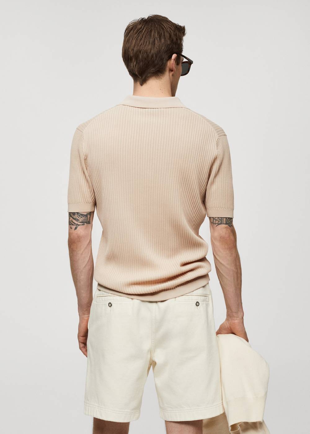 Mango Strick-Poloshirt aus Baumwolle Letzter Tag