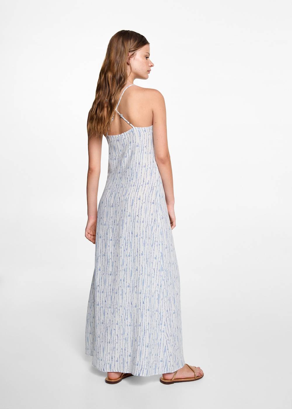 Mango Langes, bedrucktes Kleid Bis zu 65% Rabatt
