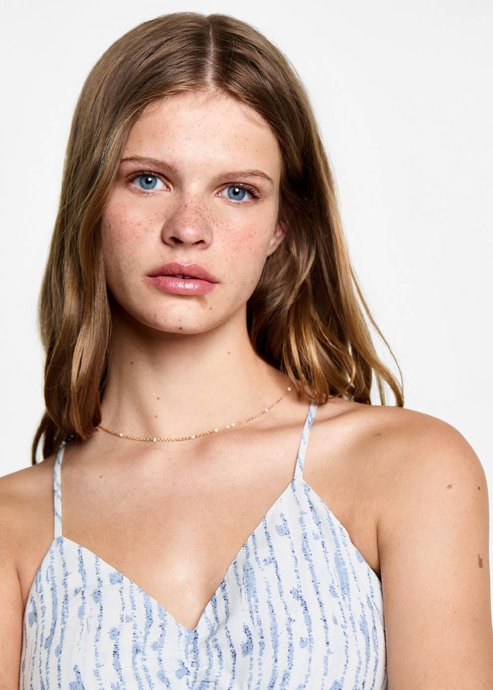 Mango Langes, bedrucktes Kleid Bis zu 65% Rabatt