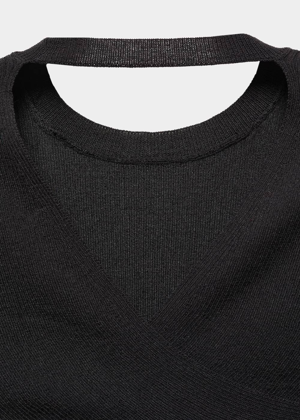 Mango Strickpullover mit Schlitzen Sonderangebot der Fabrik