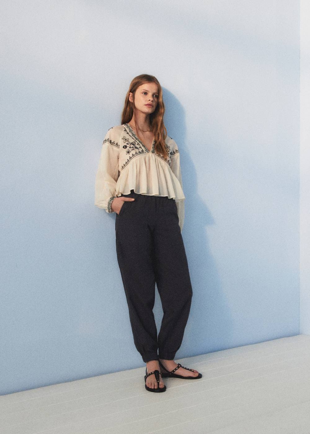 Mango Jogger-Hose aus Baumwolle Discount Store für neue Produkte