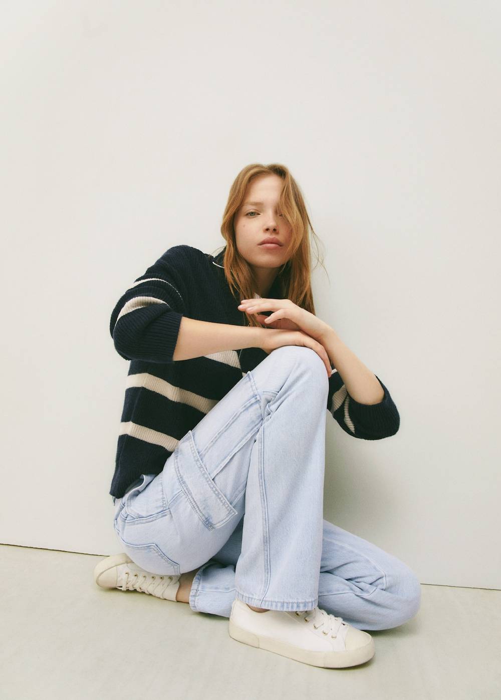 Mango Gerade Jeans im Cargo-Stil Nur noch ein Tag übrig