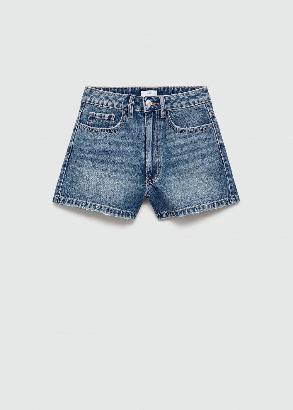 Mango Gerade Jeans-Shorts Kostenloser Versand international