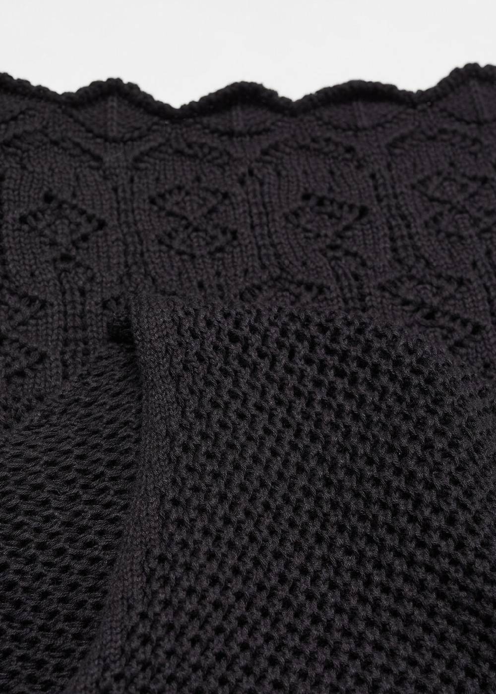 Mango Lochstrickpullover mit V-Ausschnitt Speichern exportieren