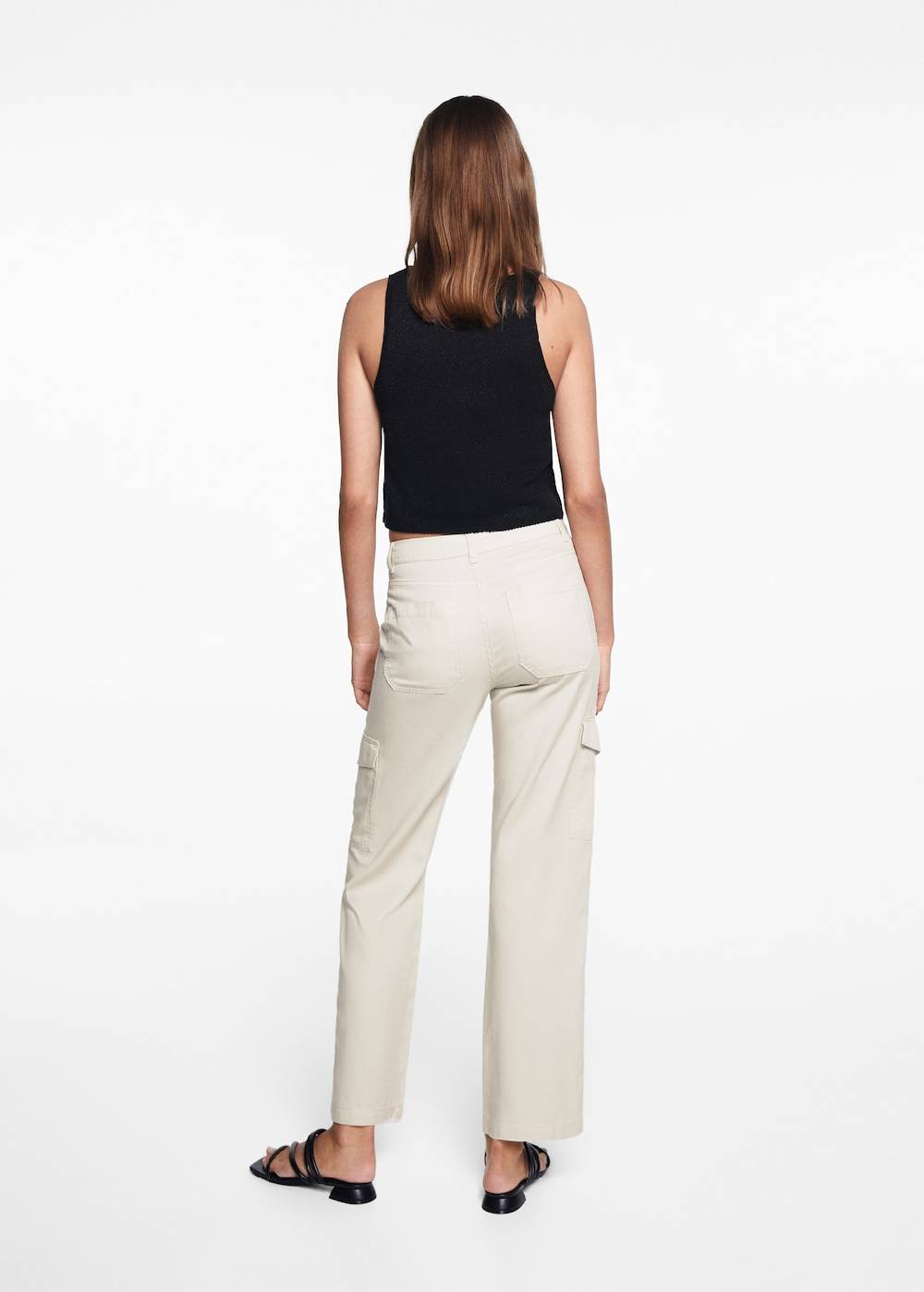 Mango Gerade Cargo-Hose Black Friday Preise