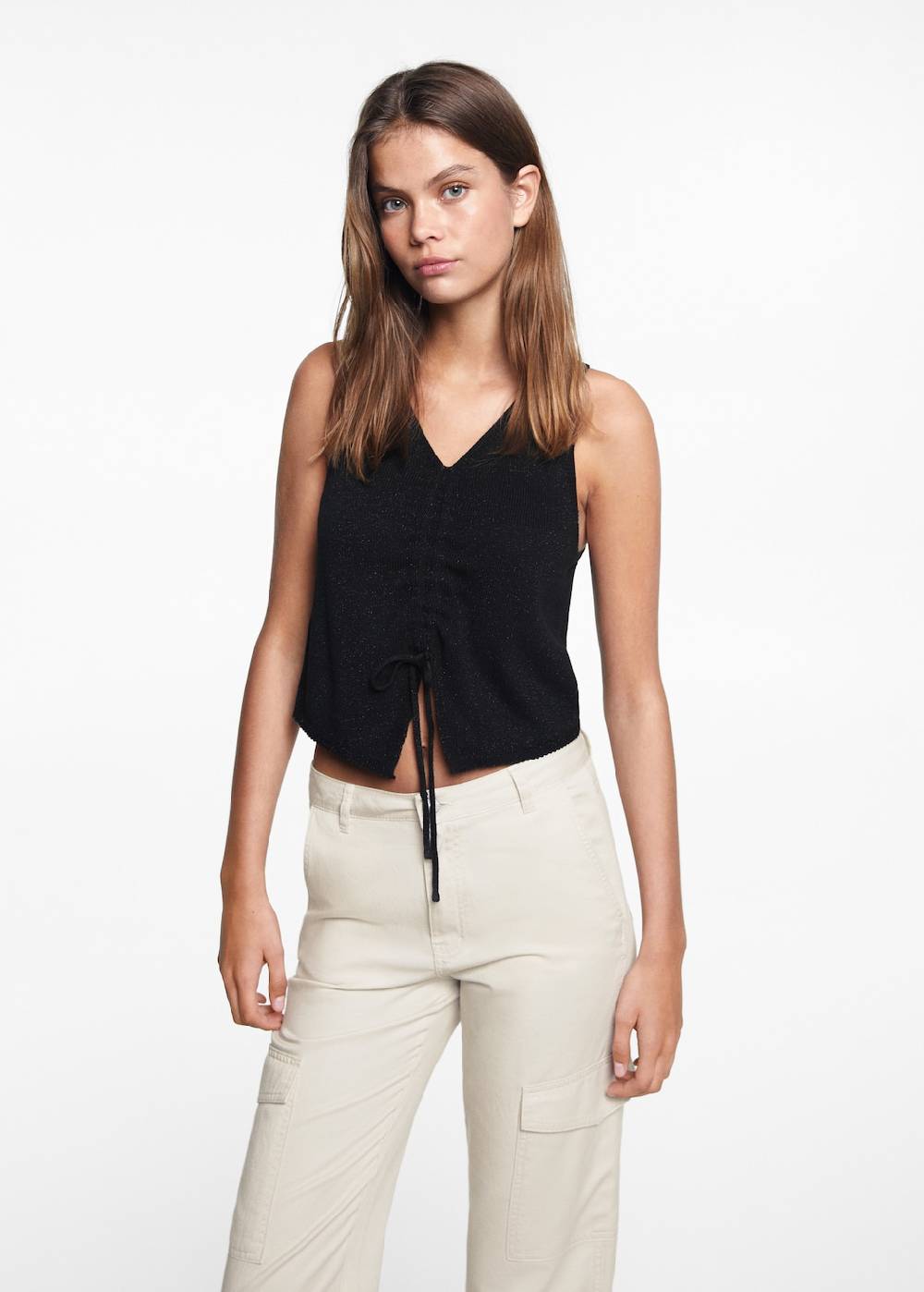 Mango Gerade Cargo-Hose Black Friday Preise