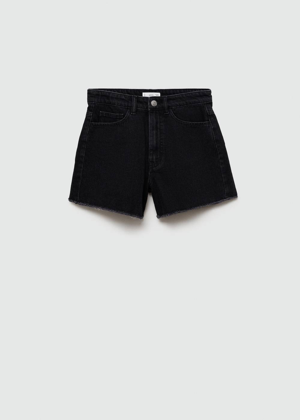 Mango Jeansshorts mit ausgefranstem Saum zollfrei