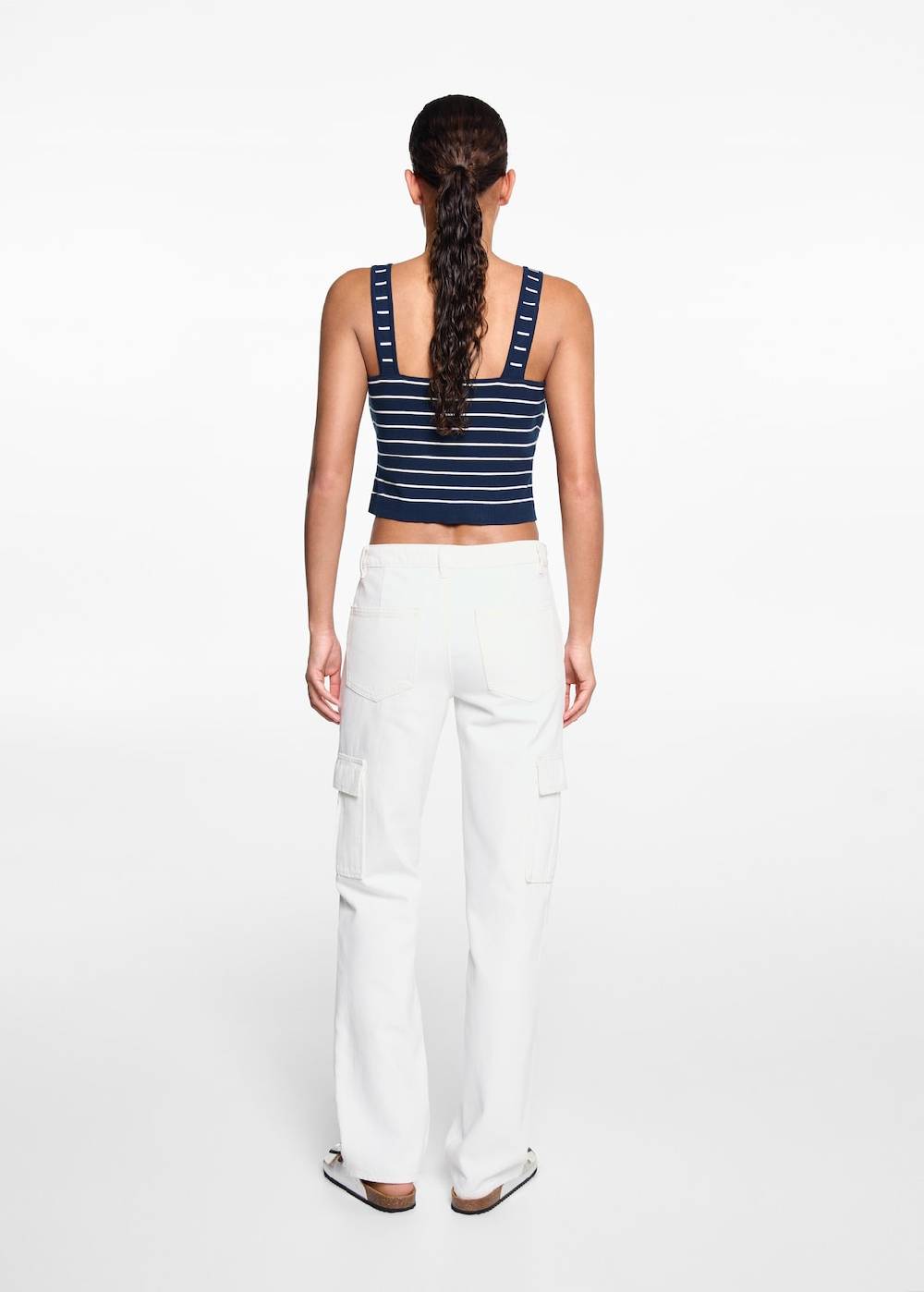 Mango Gerade Jeans im Cargo-Stil Online