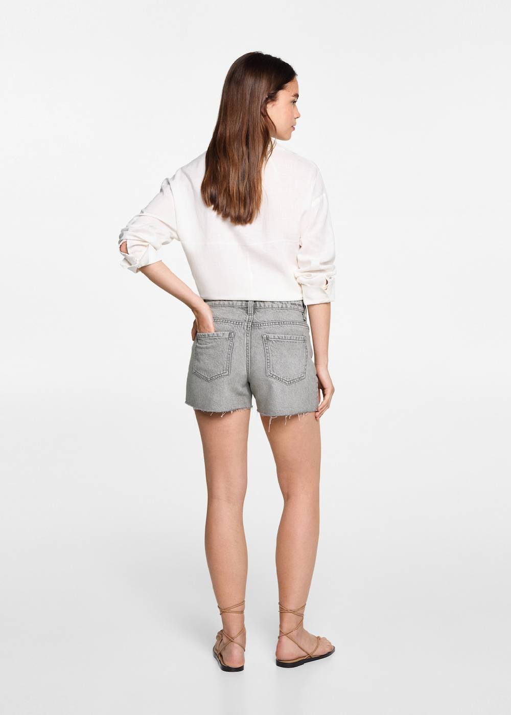 Mango Perlenbestickte Shorts Angebote