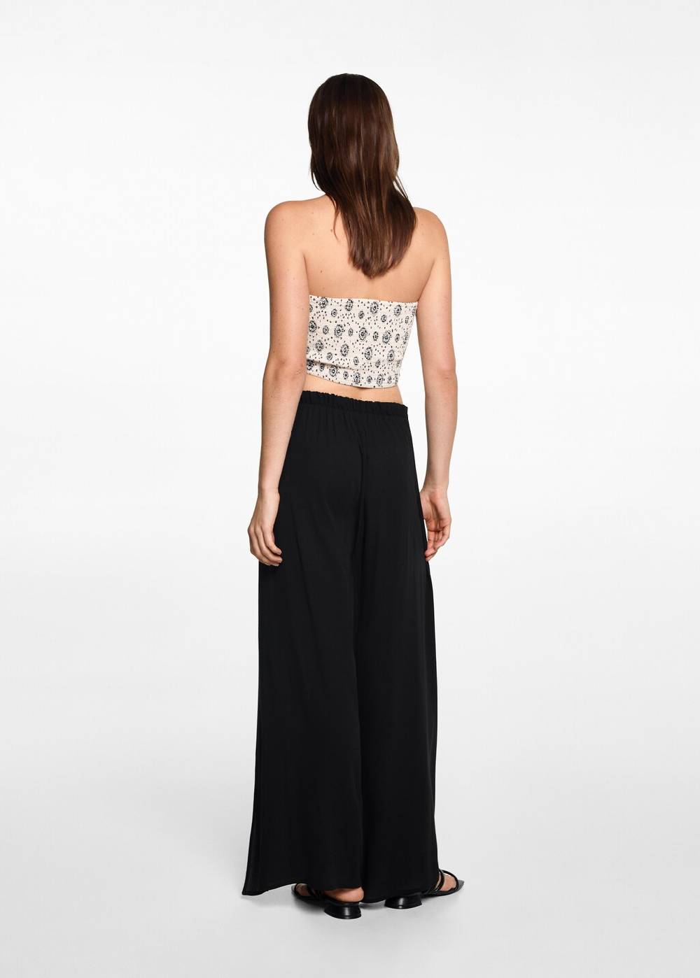 Mango Palazzo-Hose mit Schlitzen Versandkostenfrei