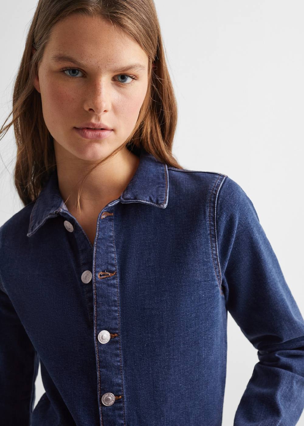 Mango Jeans-Jumpsuit mit Knöpfen Großer Ausverkauf