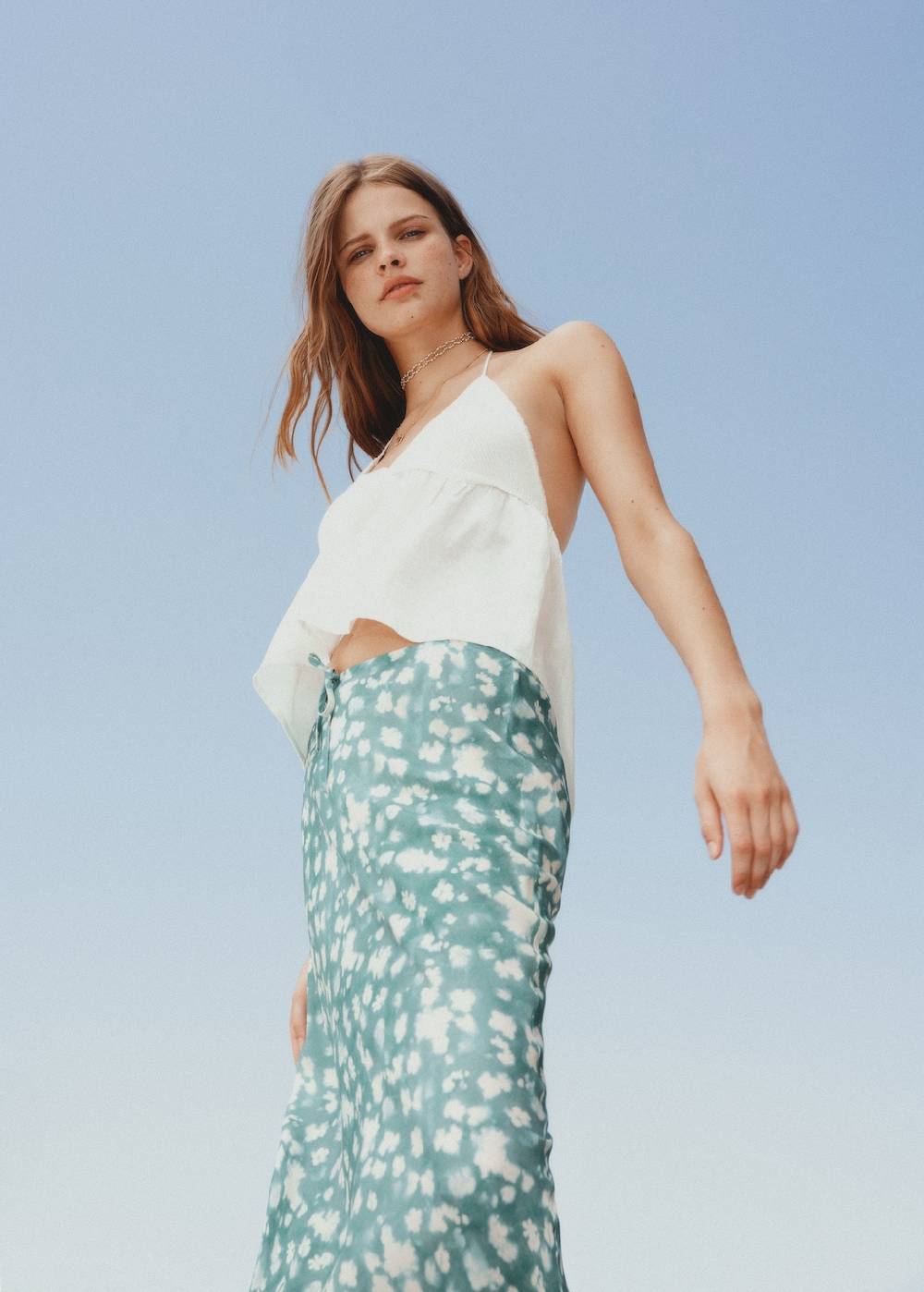 Mango Langer Tie-Dye-Rock Valentinstagsangebot