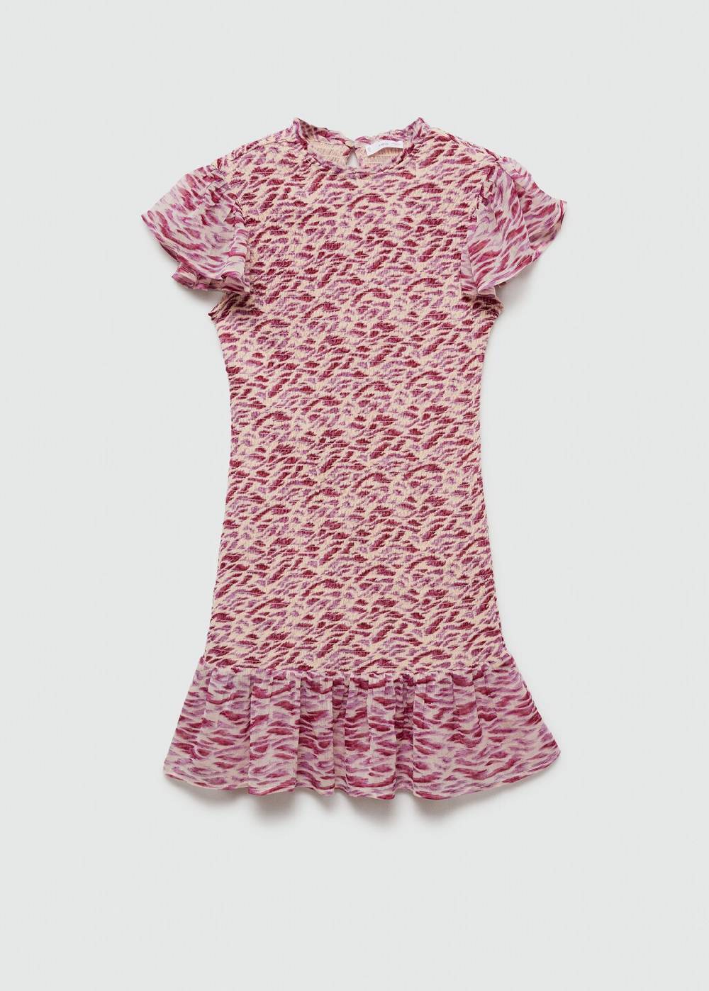 Mango Kleid mit Animal-Print Lagerräumung