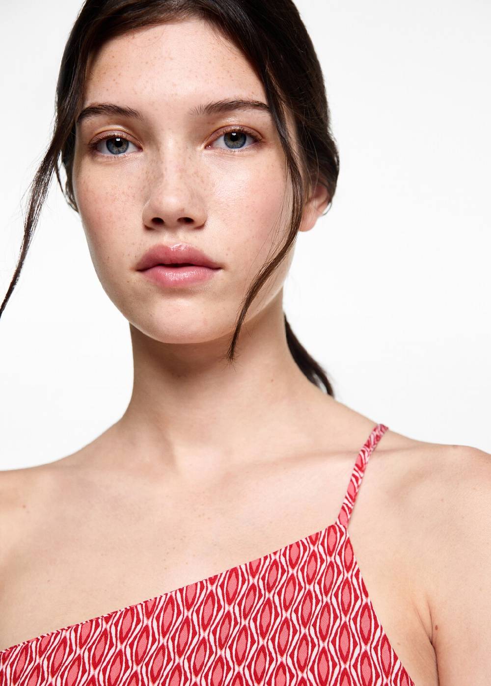 Mango Asymmetrischer Print-Jumpsuit Heißer Verkauf