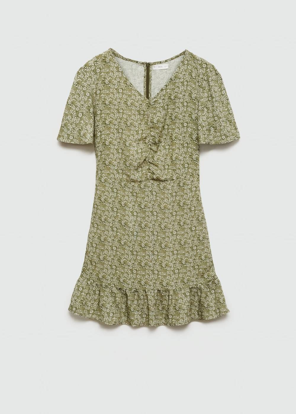 Mango Florales Kleid mit Rüschen Exklusive Angebote