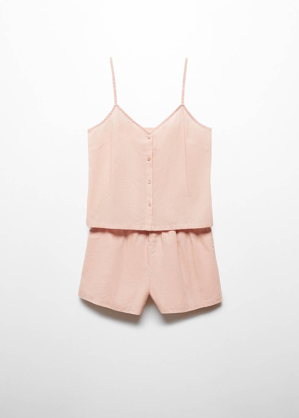 Mango Kurzer Pyjama mit Polka Dots Neuheiten