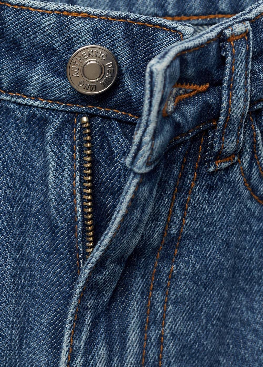 Mango Jeansshorts mit ausgefranstem Saum Tägliche Deals