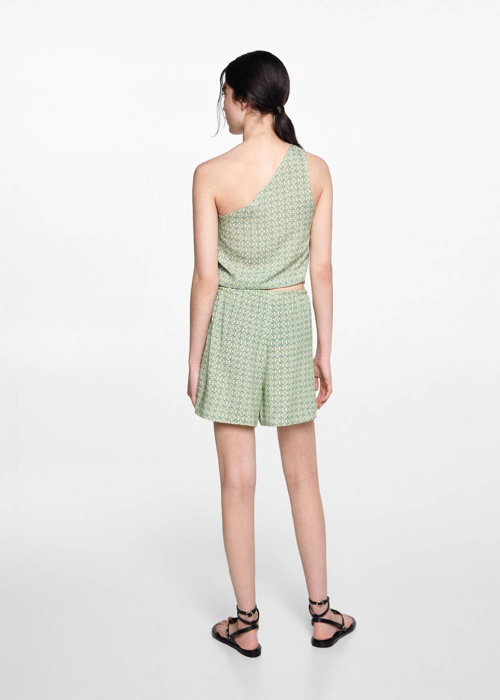 Mango Asymmetrisches Top mit Printmuster Bis zu 65% Rabatt