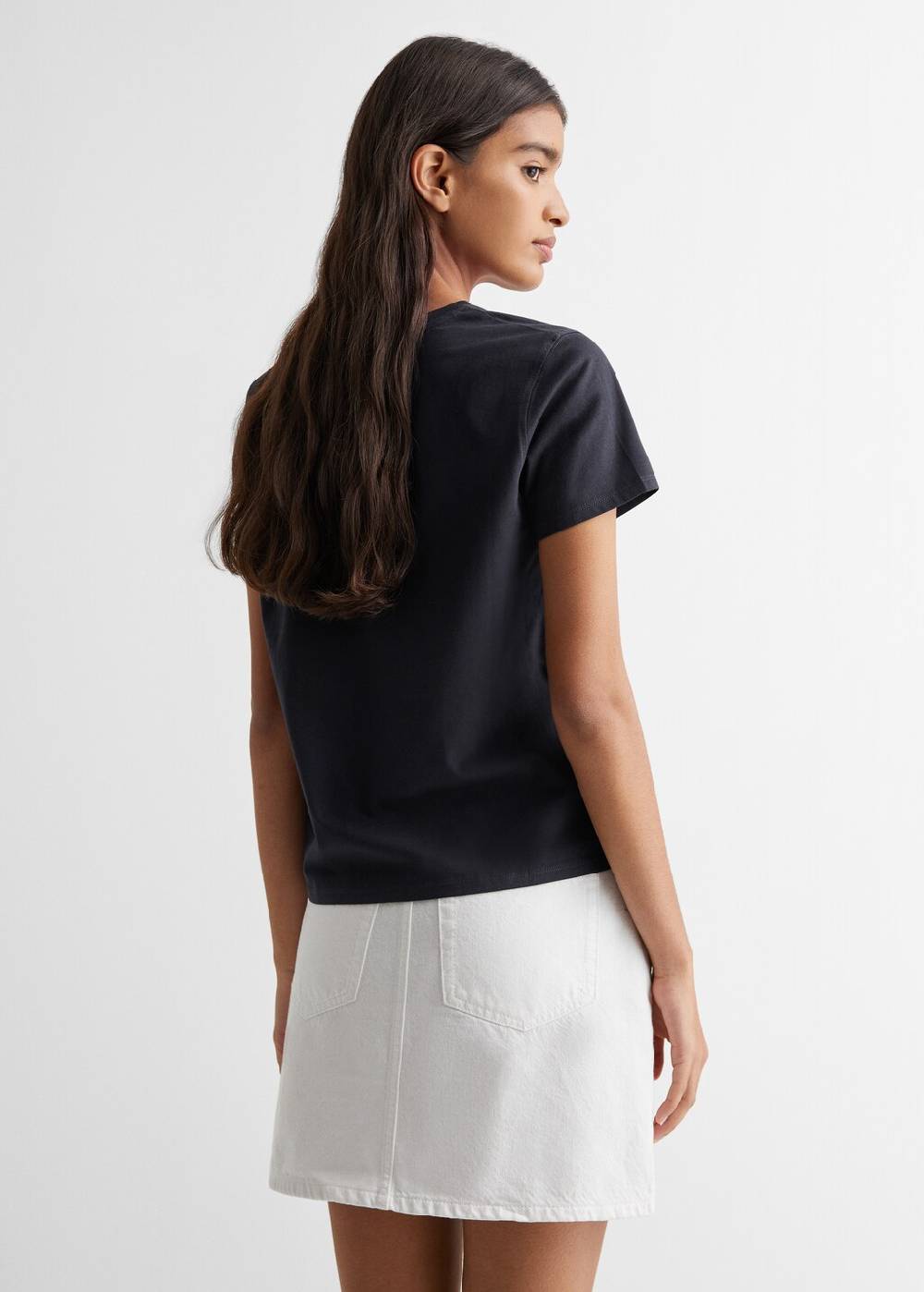 Mango T-Shirt mit Textaufdruck Vierteljährliche Förderung