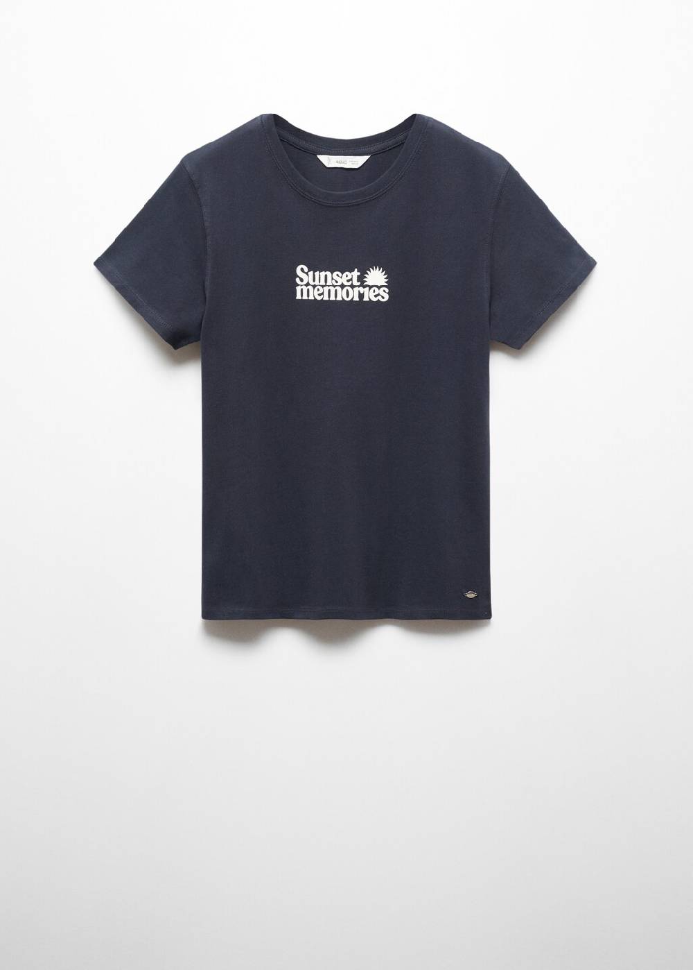 Mango T-Shirt mit Textaufdruck Vierteljährliche Förderung